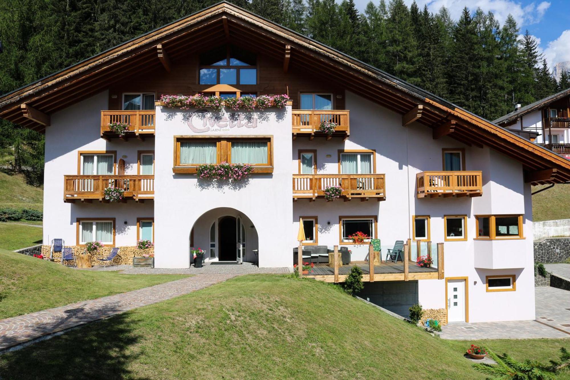 Hotel Garni Civetta Selva di Cadore Exteriör bild