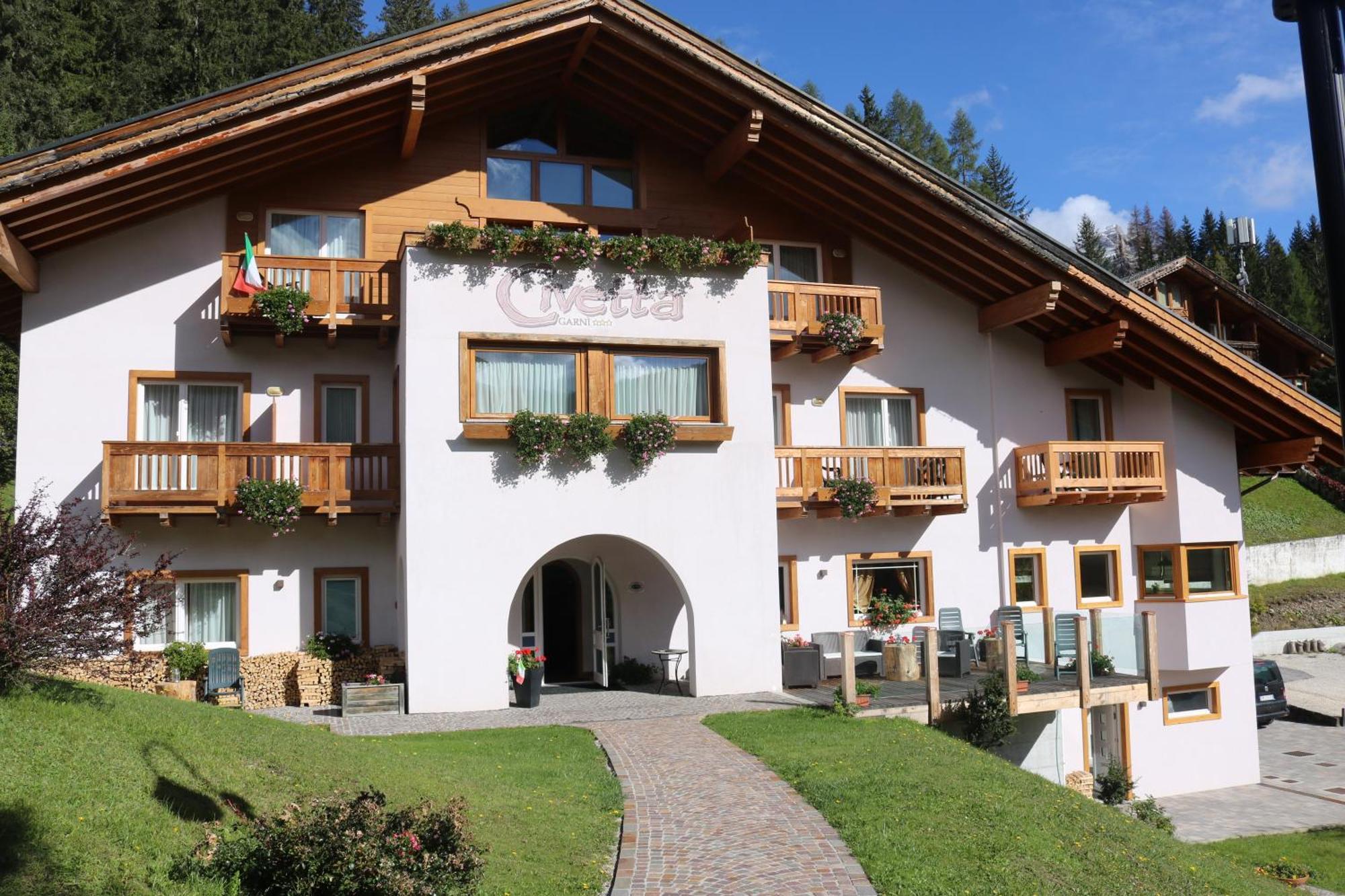 Hotel Garni Civetta Selva di Cadore Exteriör bild