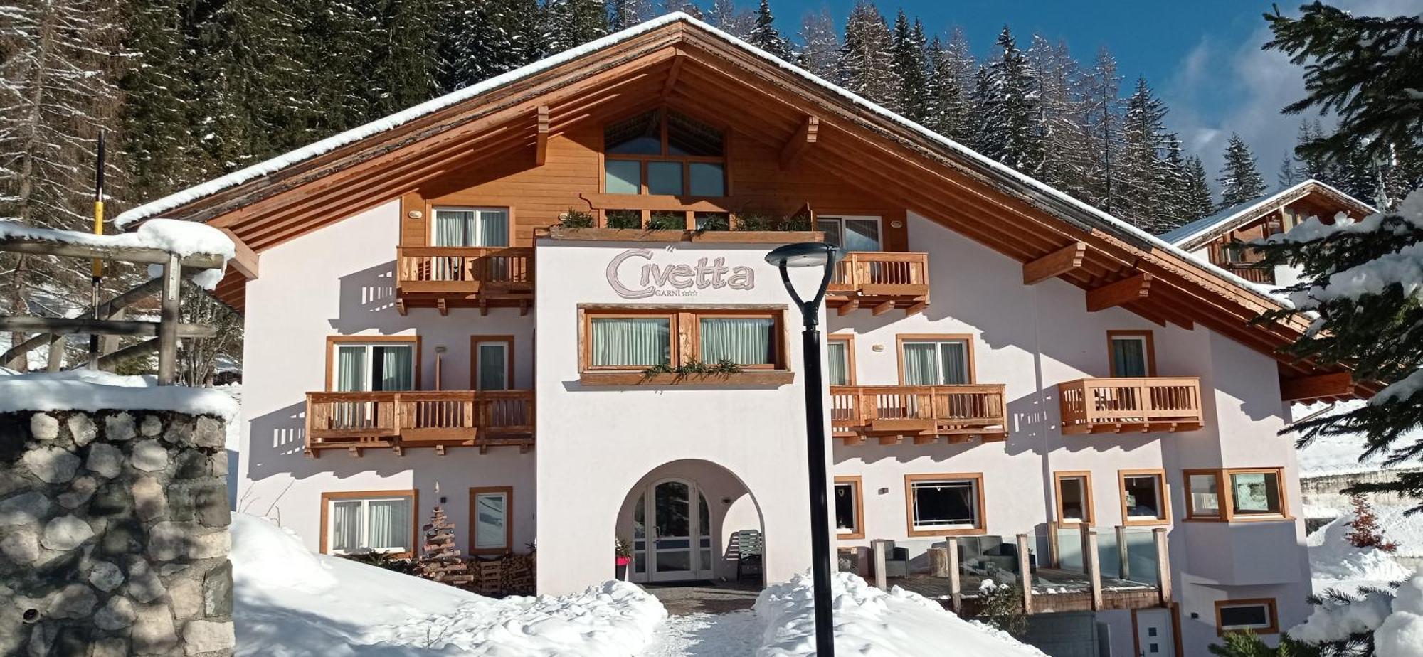 Hotel Garni Civetta Selva di Cadore Exteriör bild